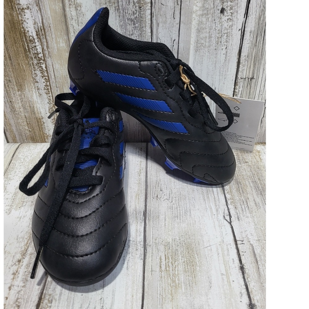Adidas Goletto VIII FG J Soccer Cleats Black/Royal Blue GX6906 Youth - Picture 8 of 8
